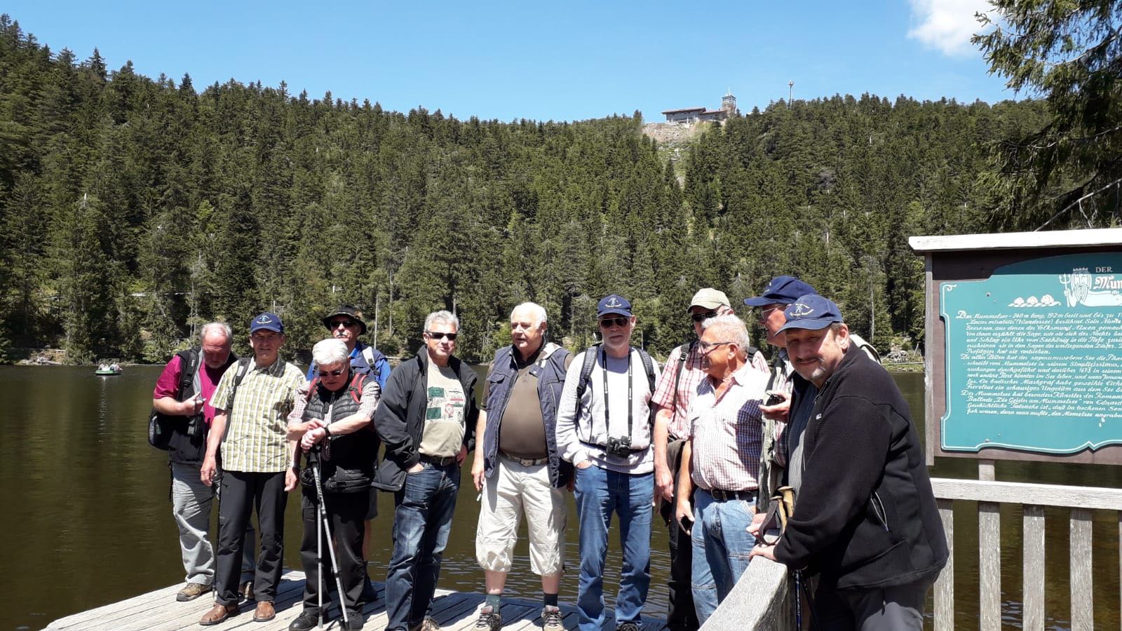 Die Wandergruppe im n&ouml;rdlichen Schwarzwald