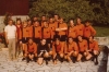 1973 die Keimzelle - noch das Zeichen des 1.FC Bayreuth auf der Brust; aber bereits in den neuen Farben des knftigen FC Eintracht Bayreuth