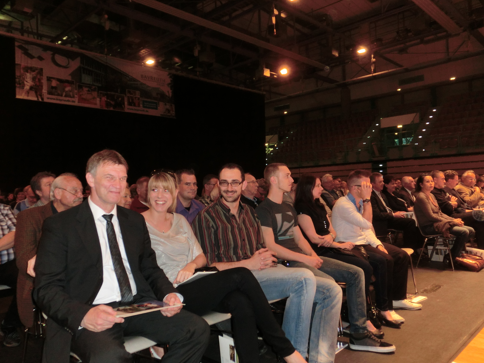 Arthur Kolb bei der Übergabe der Ehrenurkunde der Stadt Bayreuth 2013