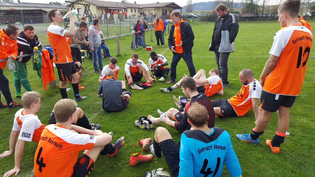 Adi wollte nach dem Spiel noch was loswerden