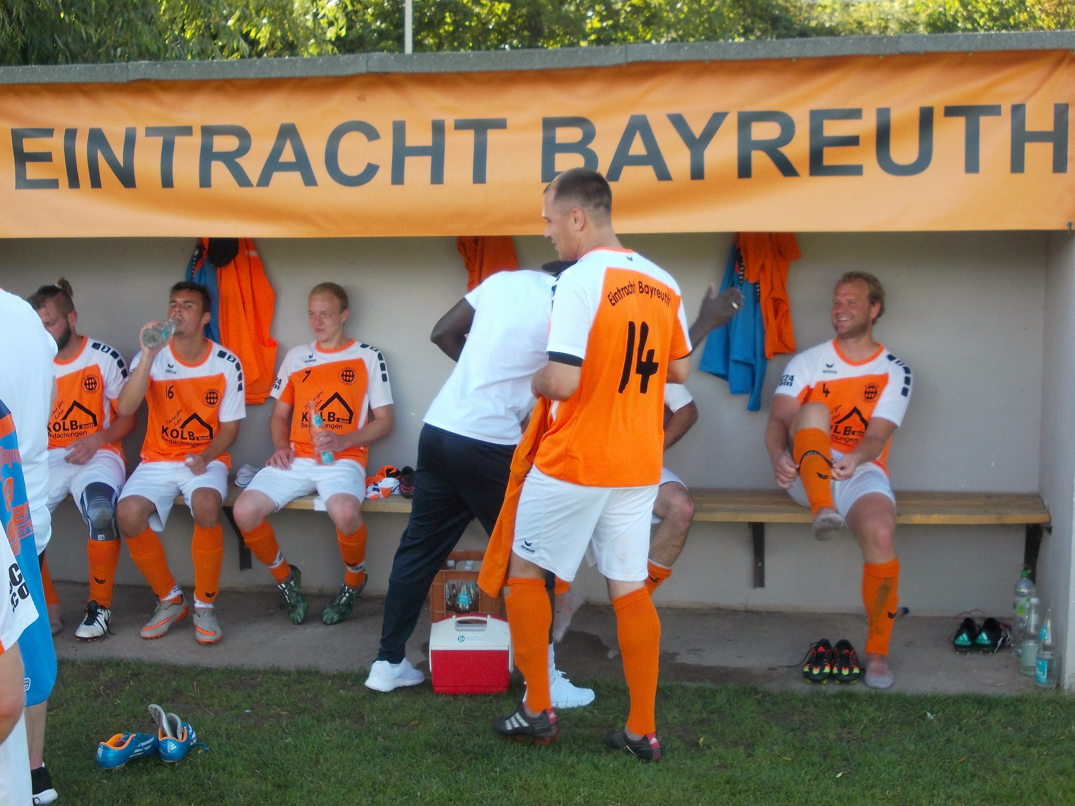 Strahlende Gesichter nach Abpfiff