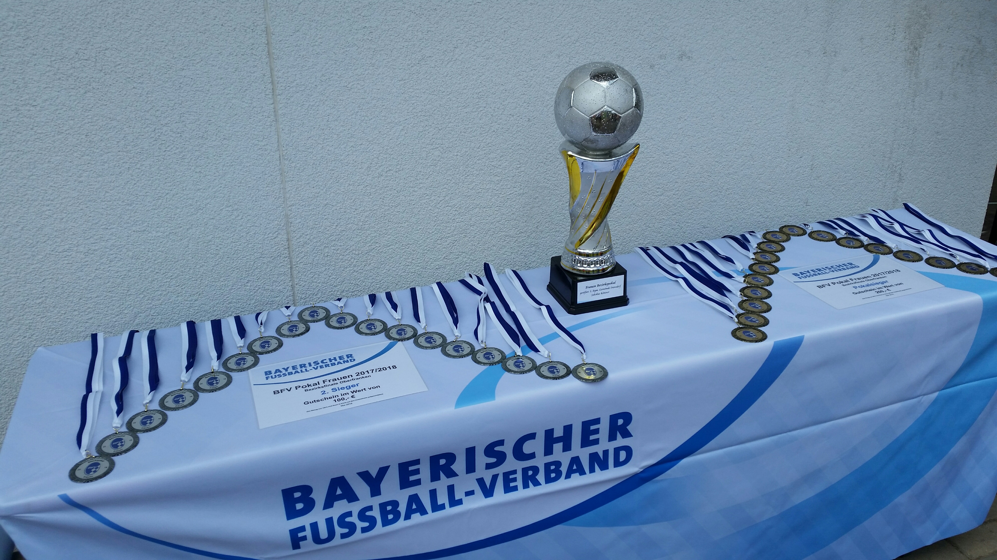 Spielszene aus dem Bezirkspokal-Finale in Reitsch 2018