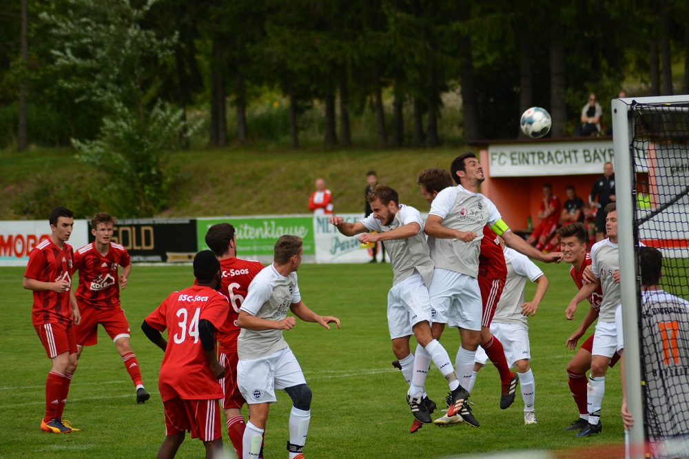 Szene aus dem Kreisliga-Derby gegen den BSC Saas