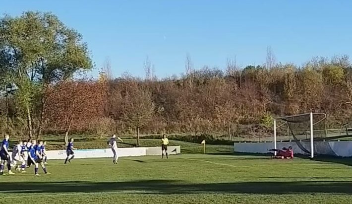 Führung in der 38. Spielminute durch den Dani