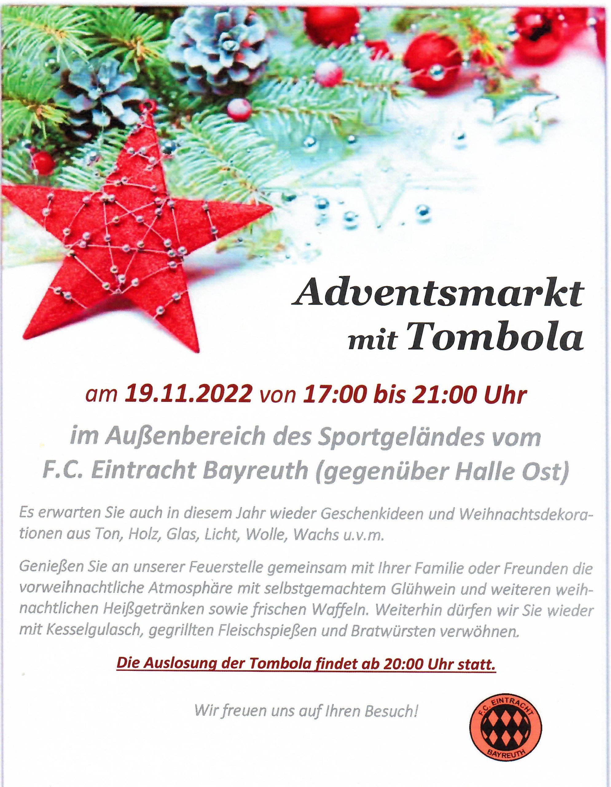 Impression vom Eintracht-Adventsmarkt 2022