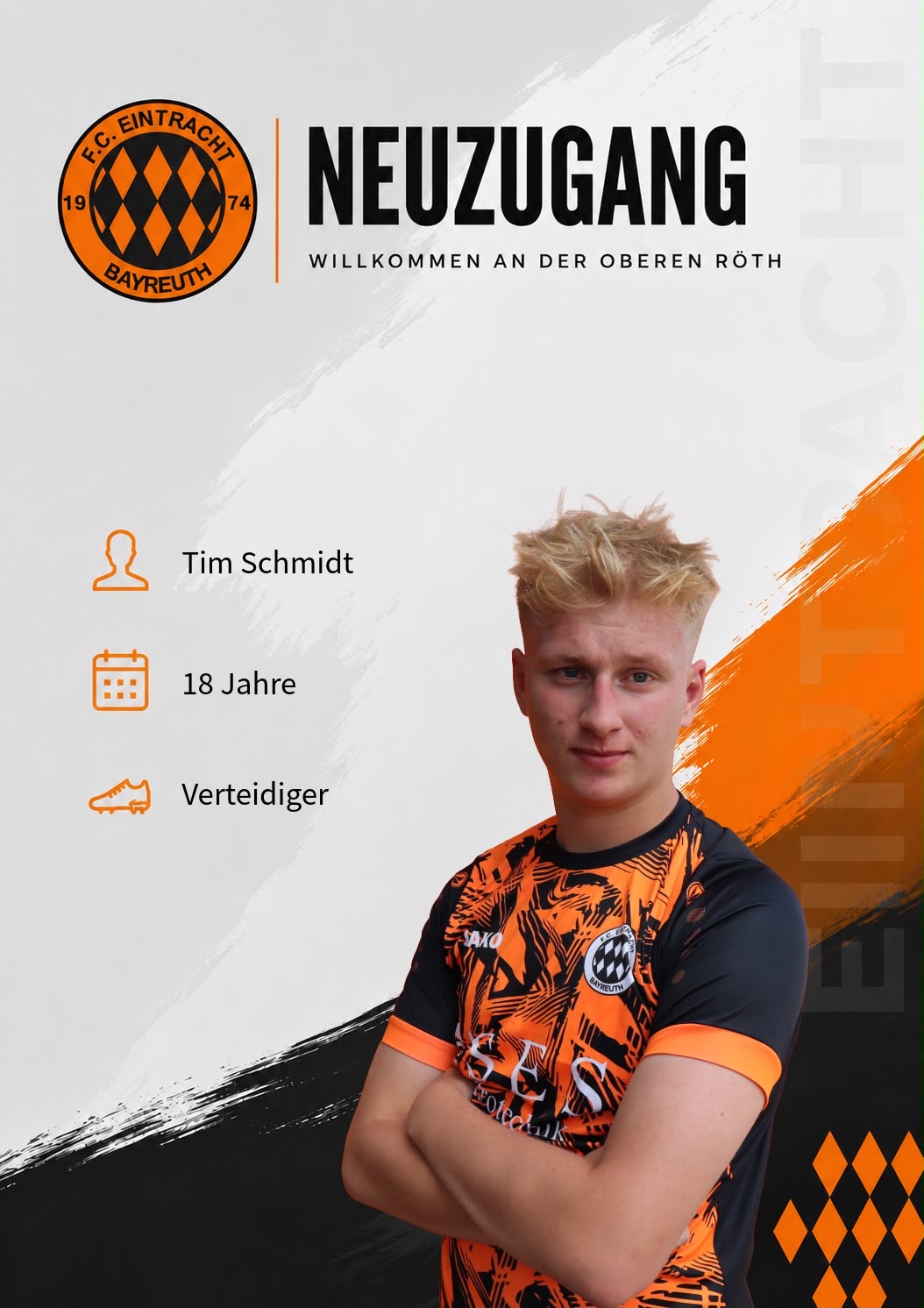 Neuzugang Nr. 6 für die Eintracht 🧡🖤🧡