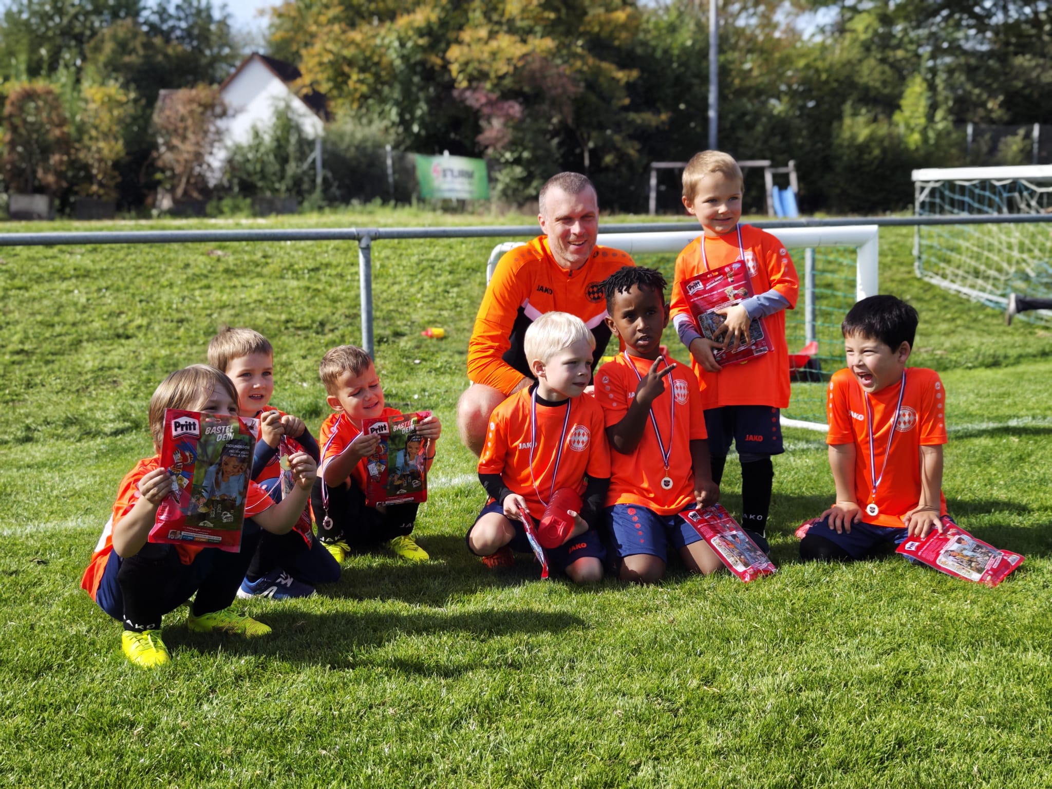 G-Jugend beim Sportring Festival mit sieben Kindern